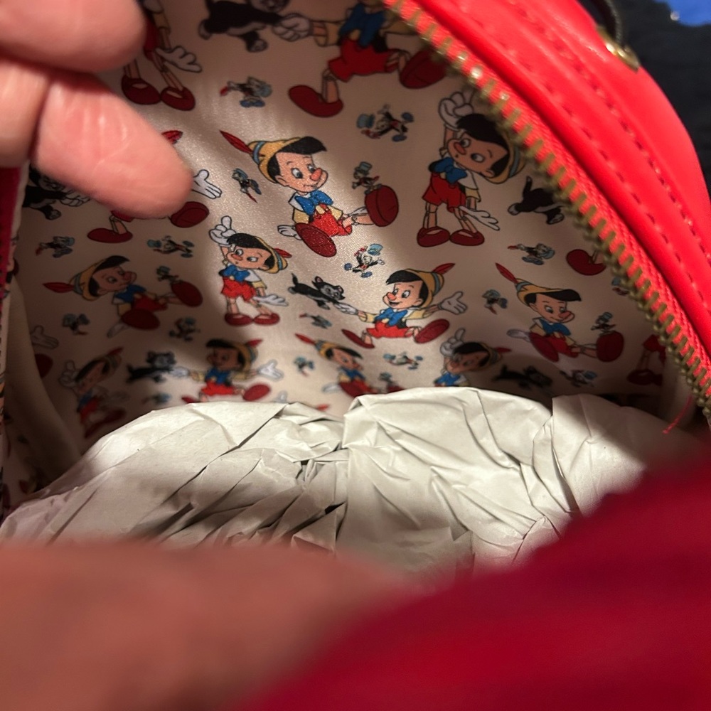 Loungefly Pinocchio Mini Backpack - Picture 7 of 9